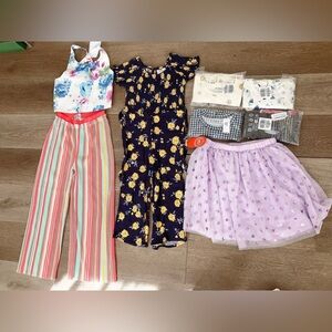 11 pieces of brand new girl’s summer clothes bundle 10-12T